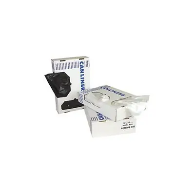 Saalfeld Redistribution - H7658TW Trash Bag Heritage™ 60 gal. 0.90 mil 38 X 58 Inch White Super Tuf Star Seal Bottom Flat Pack