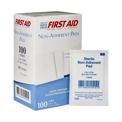 Dukal - 7565033 American® White Cross Nonadherent Dressing