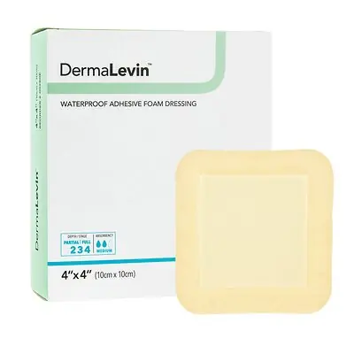 Sion Brands LLC - 00280E DermaLevin® Adhesive with Border Foam Dressing