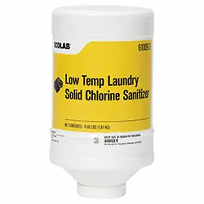 Ecolab - 6100975 Ecolab® Low-Temp Laundry Solid Chlorine Sanitizer