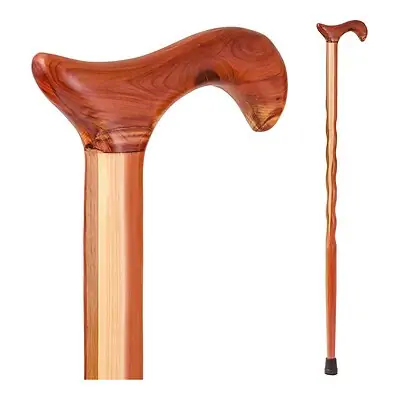 Mabis Healthcare - 502-3000-0027 Brazos™ Twisted Cedar Cane