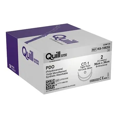Surgical Specialties - RX-1062Q Quill™ Knotless Tissue-Closure Device Suture with Needle