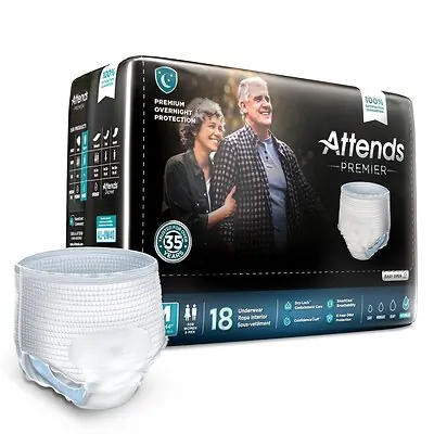 Attends Healthcare Products - ALI-UW20 Attends® Premier Underwear