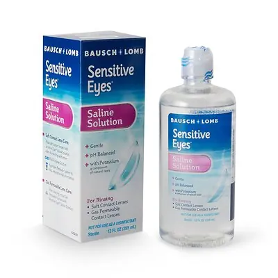 Bausch & Lomb - 10119000238 Sensitive Eyes® Plus Contact Lens Solution