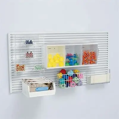 Market Lab Inc - 41380 Labwall Starter Bundle 2 X 4 Foot / 7 X 14-3/4 X 16-1/2 Inch Organizer Bin