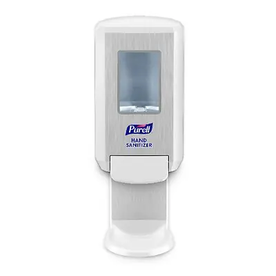 GOJO - 5121-01 Hand Hygiene Dispenser PURELL® CS4 Chrome / White ABS Plastic Manual Push 1200 mL Wall Mount