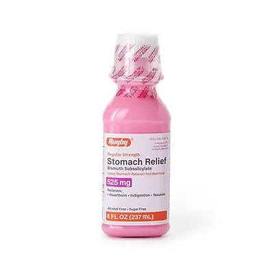 Major Pharmaceuticals - 00536128636 Rugby Bismuth Subsalicylate Anti-Diarrheal