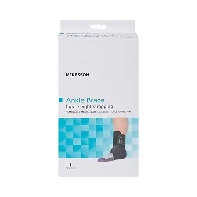 McKesson Brand - 155-81-97043 McKesson Low Profile Open Heel Open Toe Ankle Brace