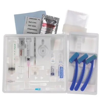 B. Braun - 332248 Epidural Tray Perifix® Single Shot Tuohy Schliff / Winged 17 Gauge 3-1/2 Inch