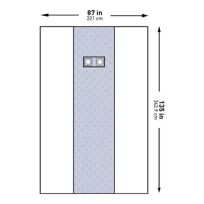 McKesson Brand - 183-I80-01105-S McKesson Sterile Femoral Angiography X-Long Drape