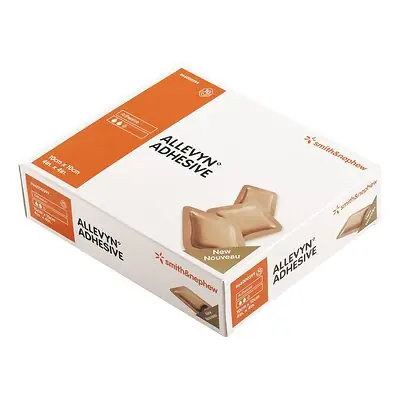 Smith & Nephew 66000599 - Foam Dressing Allevyn Adhesive 4 X 4 Inch With Border Film Backing Adhesive Square Sterile - 1/Carton, 100/Case