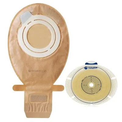 Coloplast - 21004 SenSura® Flex 2-Piece Transparent Ostomy Pouch