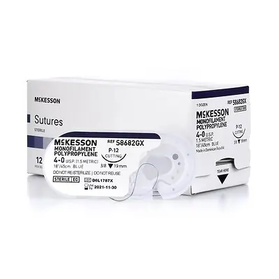 McKesson Brand - S8682GX McKesson Suture with P-12 Needle