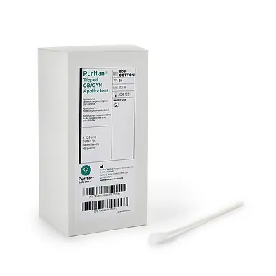 Puritan Medical Products - 808 COTTON Puritan® OB/GYN Swabstick