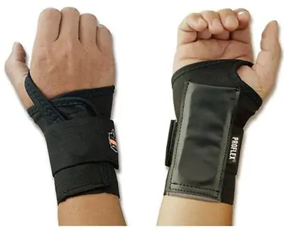 Ergodyne - 70018 Wrist Support ProFlex® 4000 Single Strap Elastane / Elastic / Polyester Left Hand Black X-Large