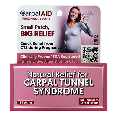 Carpal AID LLC - LGP15PK CarpalAid® Patch Pregnancy Hand-Based Carpal Tunnel Support
