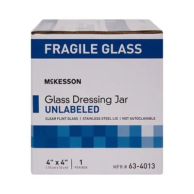 McKesson Brand - 63-4013 McKesson Glass Unlabeled Sundry Jar