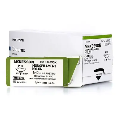 McKesson Brand - S1665GX McKesson Suture with P-11 Needle