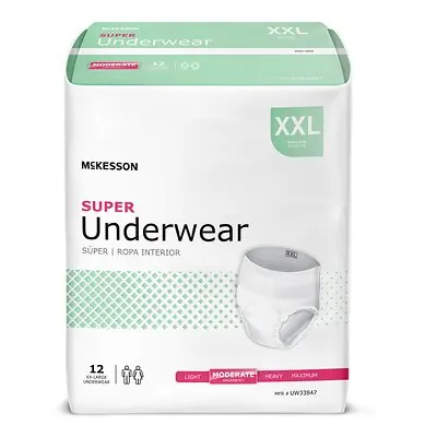 McKesson Brand - UW33847 McKesson Super Moderate Absorbency Incontinence Underwear