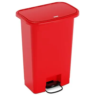 Detecto Scale - WM-18RED Trash Can Detecto® Waste Mate 72 Quart / 18 gal. Red Plastic Rectangular
