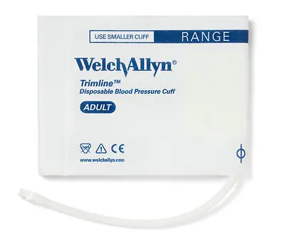 Welch Allyn - 39048 Single Patient Use Blood Pressure Cuff Tempa-Kuff® 27.5 to 36.5 cm Arm Cloth Fabric Cuff Adult Cuff