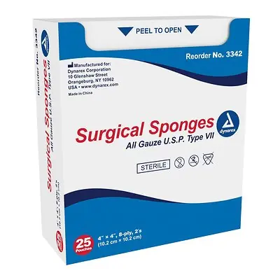 Dynarex - 3342 dynarex® Sterile Gauze Sponge