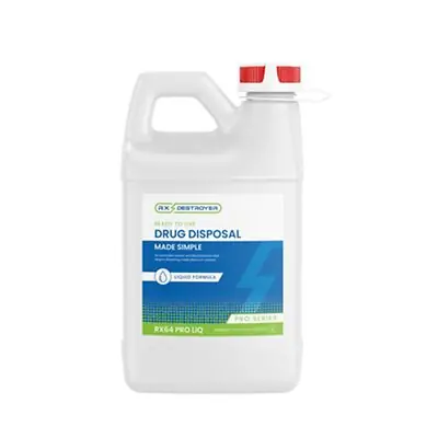 C2R Global Manufacturing - RX64PROLIQ Drug Disposal System for Liquid Medication Only Rx Destroyer™ Liquid PRO Series 6 lbs. Carton Weight