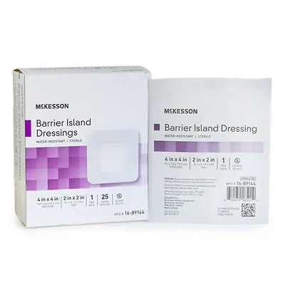 McKesson Brand - 16-89144 McKesson Composite Barrier Island Dressing