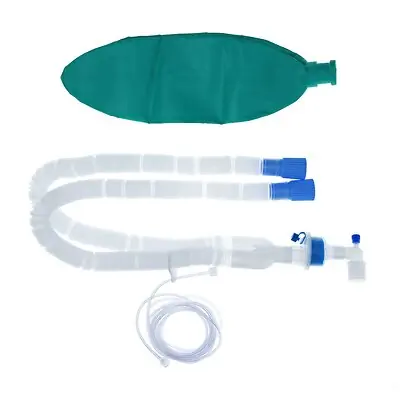 Sun Med - A4ZX2X04 Anesthesia Breathing Circuit Expandable Tube 90 Inch Tube Dual Limb Adult 3 Liter Bag Single Patient Use