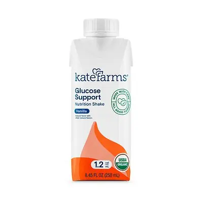 Kate Farms - 811112030676 Kate Farms® Glucose Support 1.2 Vanilla Nutrition Shake for Diabetics