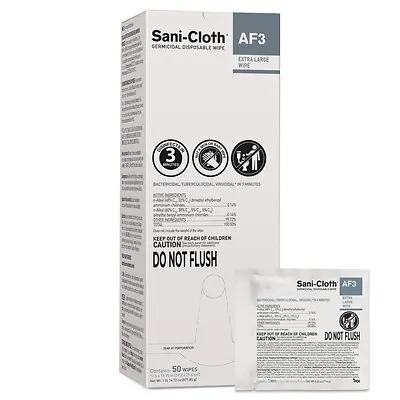 Professional Disposables - U27500 Sani-Cloth® AF3 Germicidal Extra Large Disinfectant Wipes