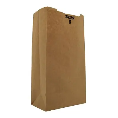 RJ Schinner Co - 18406 Duro® Recycled Brown Kraft Paper Bag