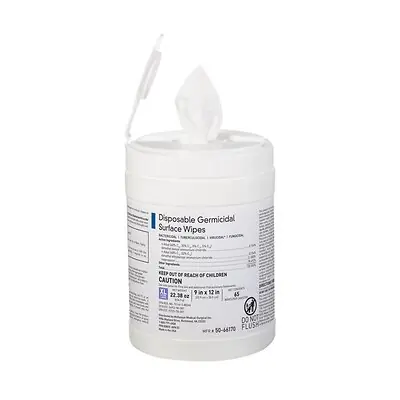 McKesson Brand - 50-66170 McKesson Germicidal Extra Large Surface Disinfectant Wipes