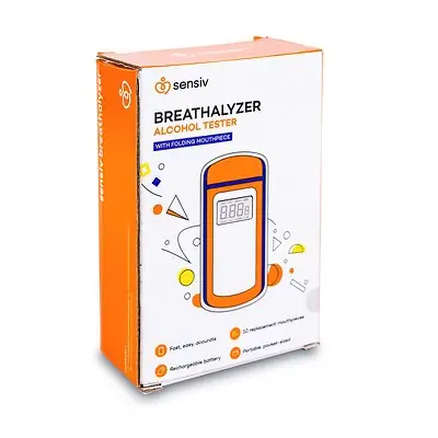 Acutens Inc - SENBRZR Sensiv Breathalyzer Alcohol Tester