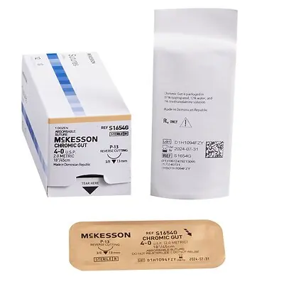 McKesson Brand - S1654G McKesson Suture with P-13 Needle