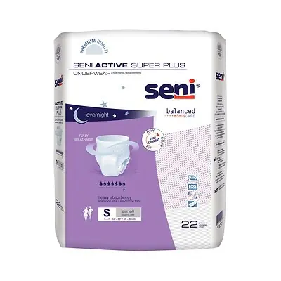 TZMO USA Inc - S-SM22-AP1 Seni® Active Super Plus Overnight Heavy Absorbent Underwear