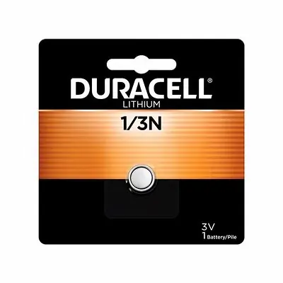 Duracell - DL1-3NBPK Lithium Battery Duracell® 1/3 N Cell 3 Volt Disposable 6 Pack