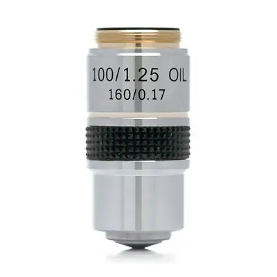 LW Scientific - R3O-100X-DAOL Achromat Objective Lens 100XR DIN For Revelation III