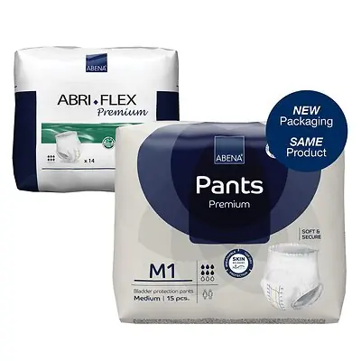 Abena North America - 41083 Abri-Flex™ Premium M1 Absorbent Underwear