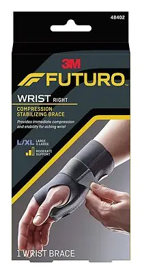 3M Company - 48402ENR 3M™ Futuro™ Compression Stabilizing Right Wrist Brace