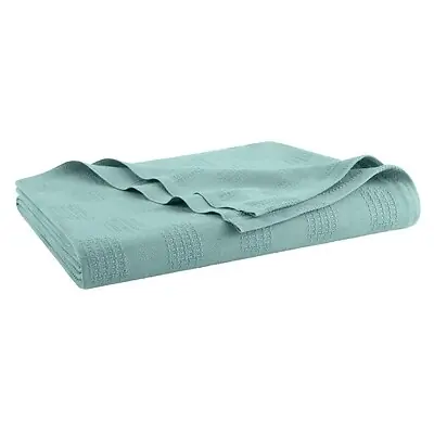 Standard Textile - 78301154 Blanket Elite® 74 X 94 Inch Cotton / Polyester 3.10 lbs. Green