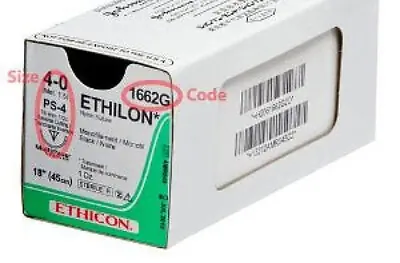 J & J Healthcare Systems - 1662G Ethilon™ Suture with Needle