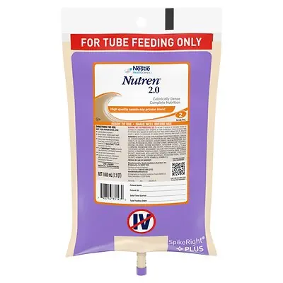 Nestle Healthcare Nutrition - 00798716441469 Nutren® 2.0 Tube Feeding Formula