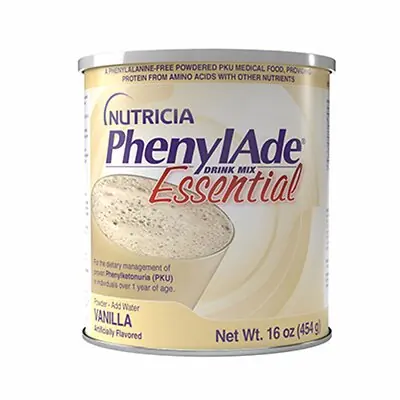 Nutricia North America - 200766 Oral Supplement PhenylAde® Vanilla Flavor Powder 16 oz. / 454 Gram Canister