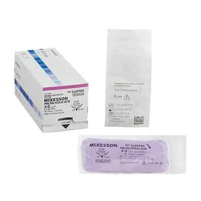 McKesson Brand - SJ497GX McKesson Suture with P-12 Needle