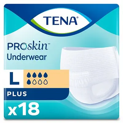 Essity HMS North America Inc - 72633 Tena® ProSkin™ Plus Fully Breathable Absorbent Underwear