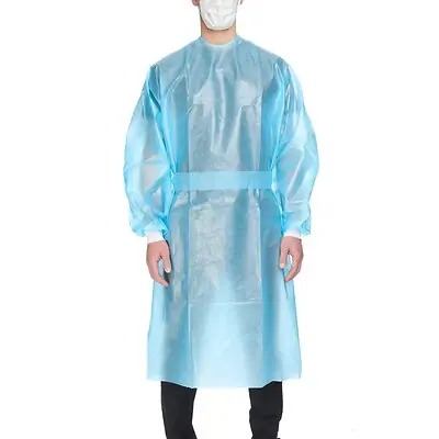 McKesson Brand - 16-55KVX McKesson Full Back Chemotherapy Procedure Gown
