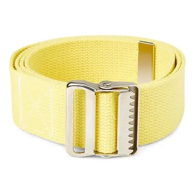 Medline - MDT821203Y Gait Belt 60 Inch Length Yellow Cotton