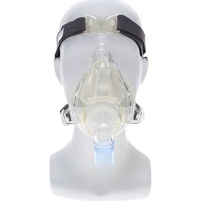 Sun Med - NIV043M Ventilation Mask AirLife® NIV Full Face Style Adult Medium 4-Point Hook and Loop Head Strap