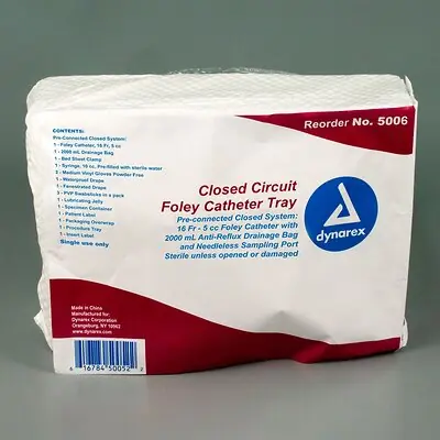 Dynarex - 5006 Dynarex® Closed Circuit Catheter Tray